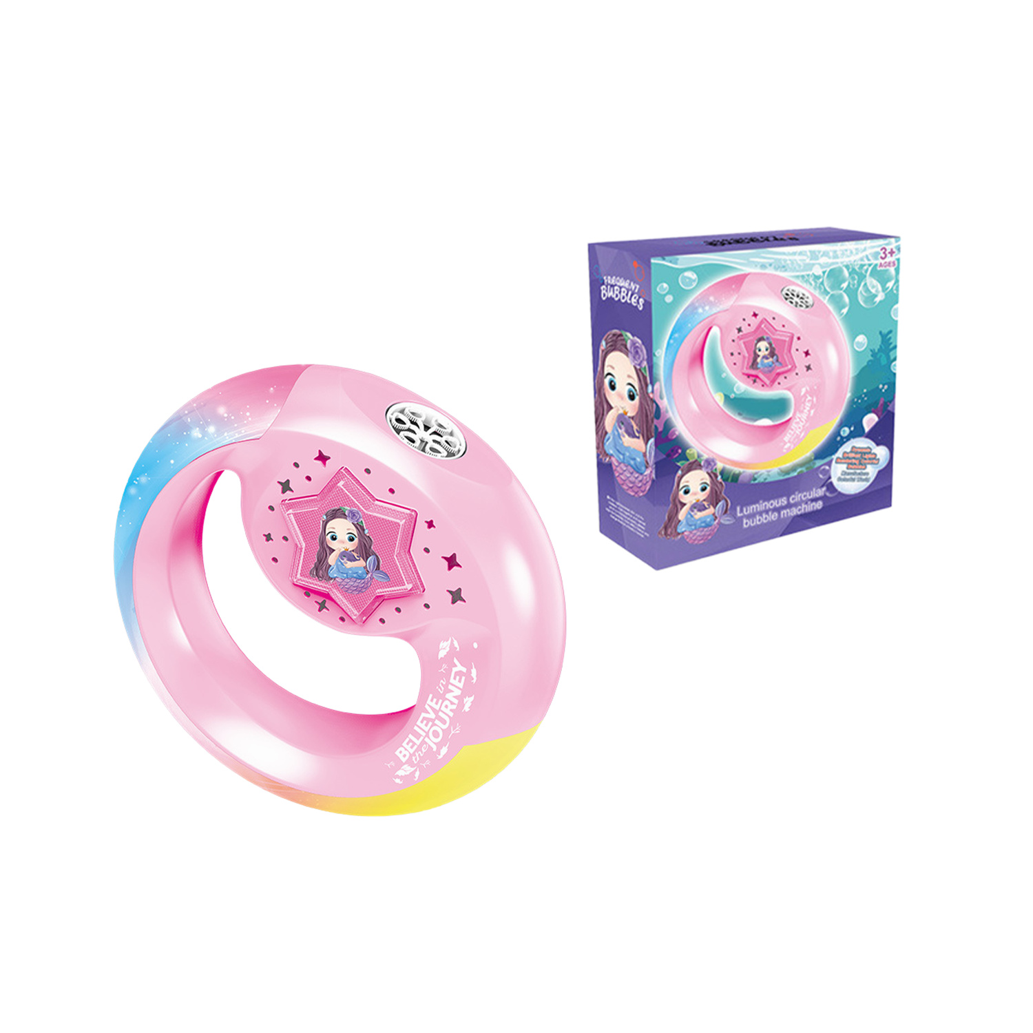 Mermaid Luminous Bracelet Bubble Machine
