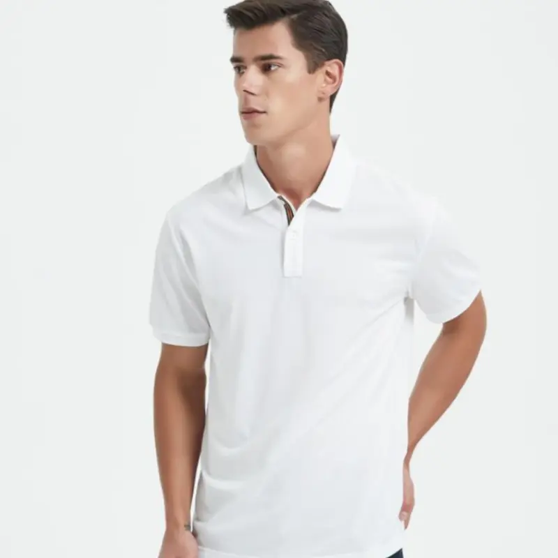 Tussah Silk Composite Polo Shirt For Men And Women
