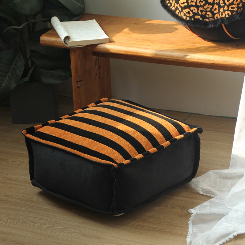 Striped Square Seat Cushion, picture 2 of 5