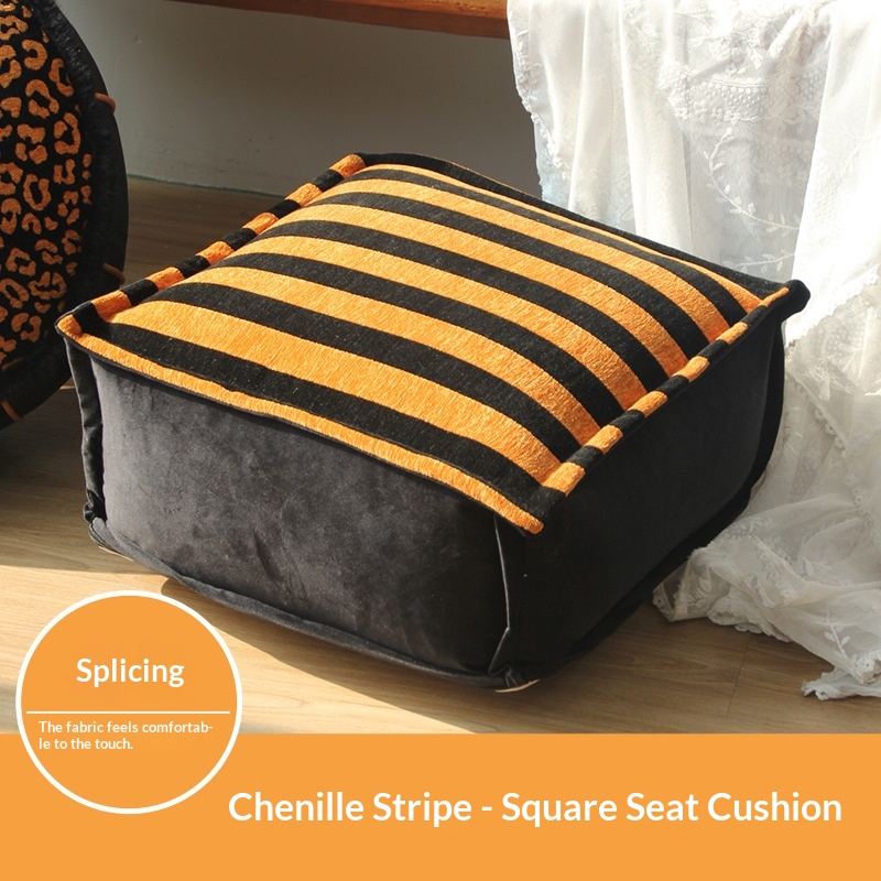 Striped Square Seat Cushion, picture 4 of 5