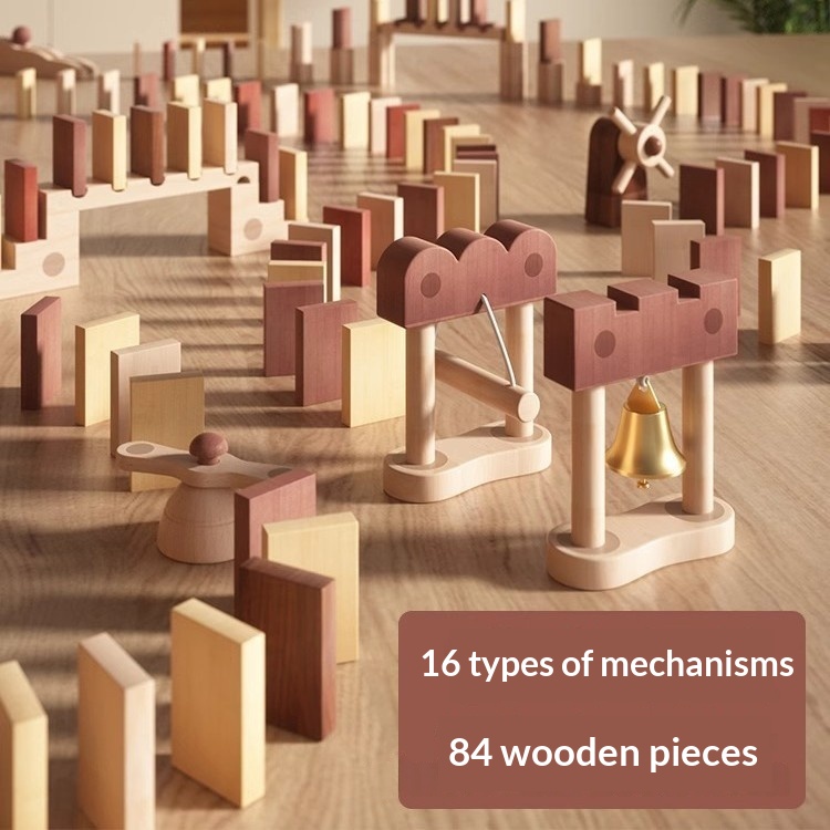 Bloques de rompecabezas de madera