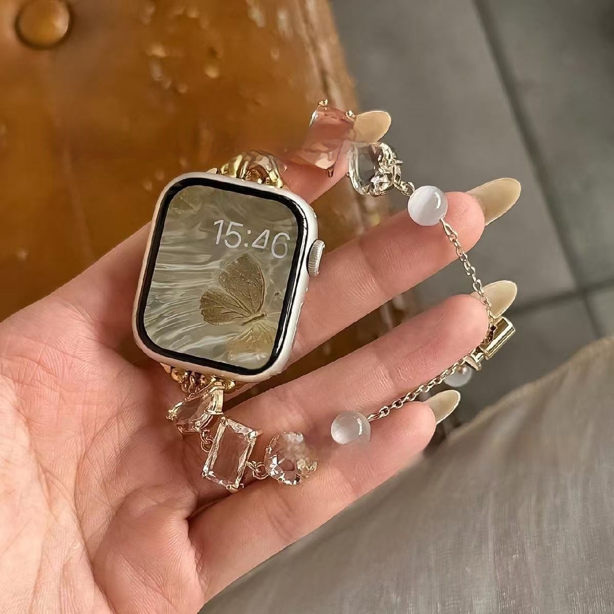 New Gemstone Chain Watch Strap