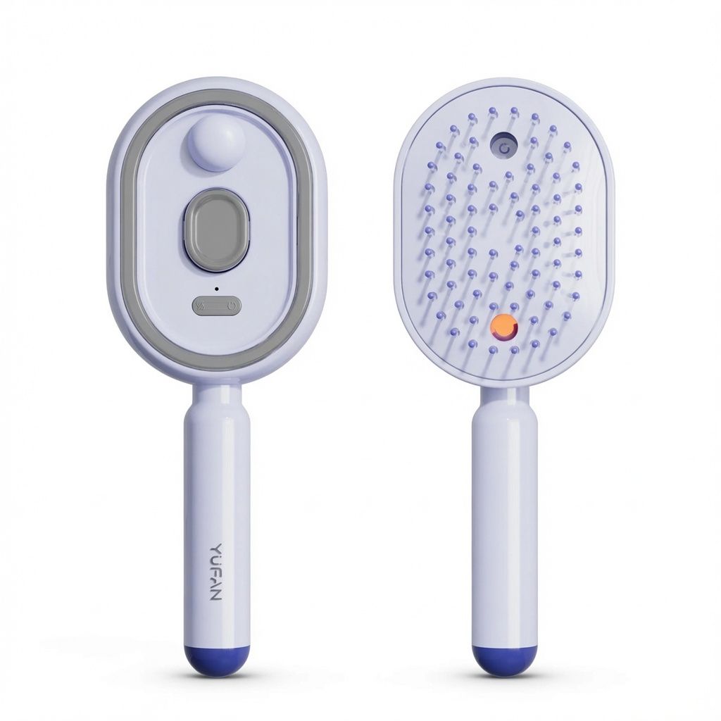 Electric Spray Airbag Massage Comb Essential Oil Atomized Hair Brush Anti-static