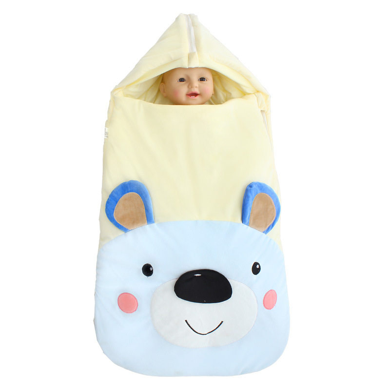 Embracing Autumn And Winter Thick Baby Anti-kick Blanket For Going Out Sleeping Bag — foto 6