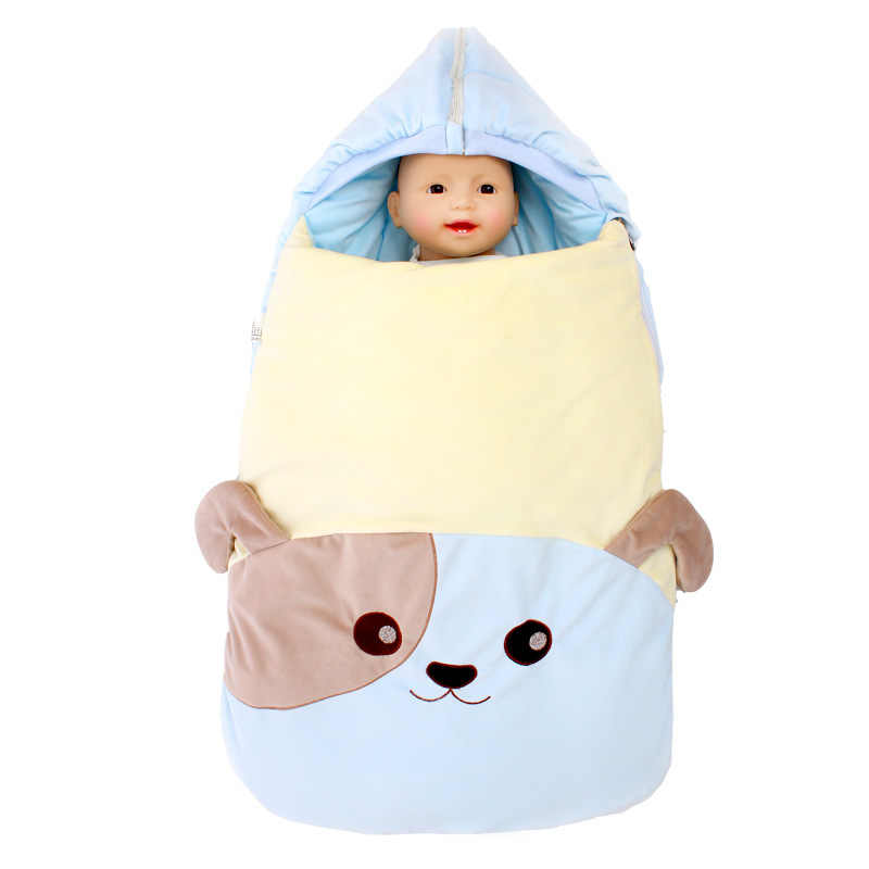 Embracing Autumn And Winter Thick Baby Anti-kick Blanket For Going Out Sleeping Bag — foto 2