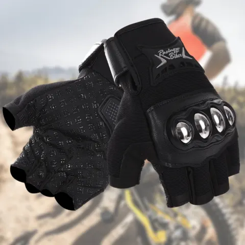 Outdoor Shock-Resistant Breathable Half-Finger Cycling Gloves