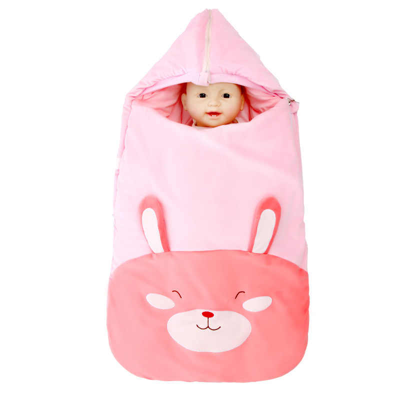 Embracing Autumn And Winter Thick Baby Anti-kick Blanket For Going Out Sleeping Bag — foto 5
