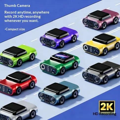Mini Camera Thumb Portable Retro Pocket for Kids