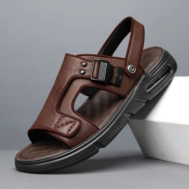 Mens Latex-padded Soft-soled Beach Sandals