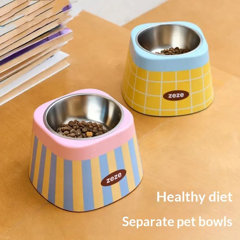 Stainless Steel Cat Water Bowl Drinking Basin