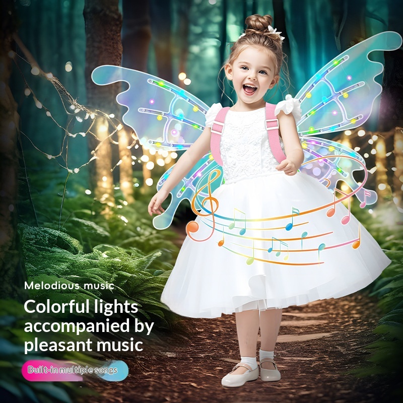 Creative Personalized Electric Butterfly Wings That Glow