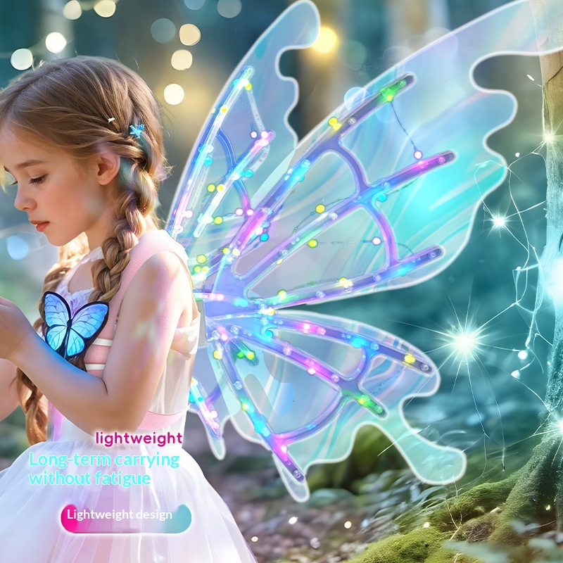 Creative Personalized Electric Butterfly Wings That Glow