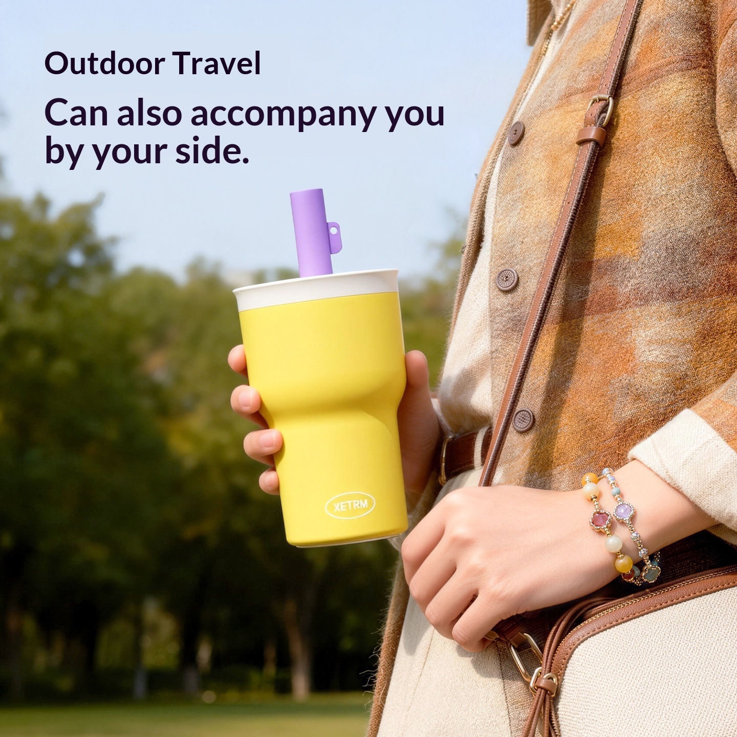 Stainless Steel Insulated Cup Large Capacity Stylish Design With Straw Portable Ice Resistant Tumbler