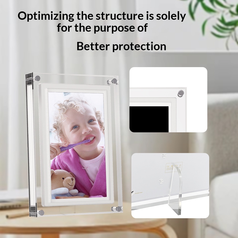 Acrylic Digital Photo Frame Electronic 3