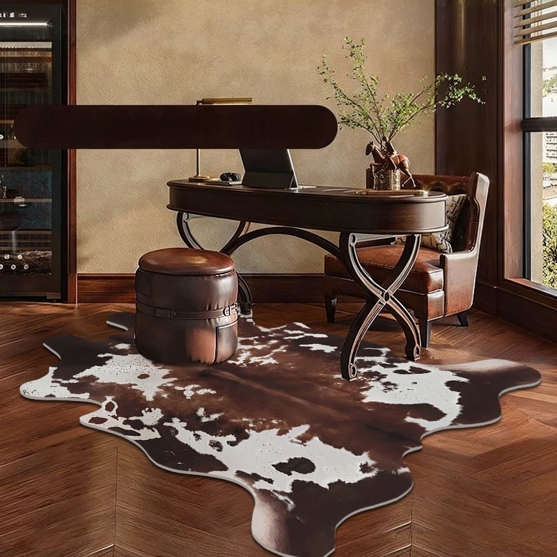 Animal Skin Pattern Soft Living Room Non Slip Rug