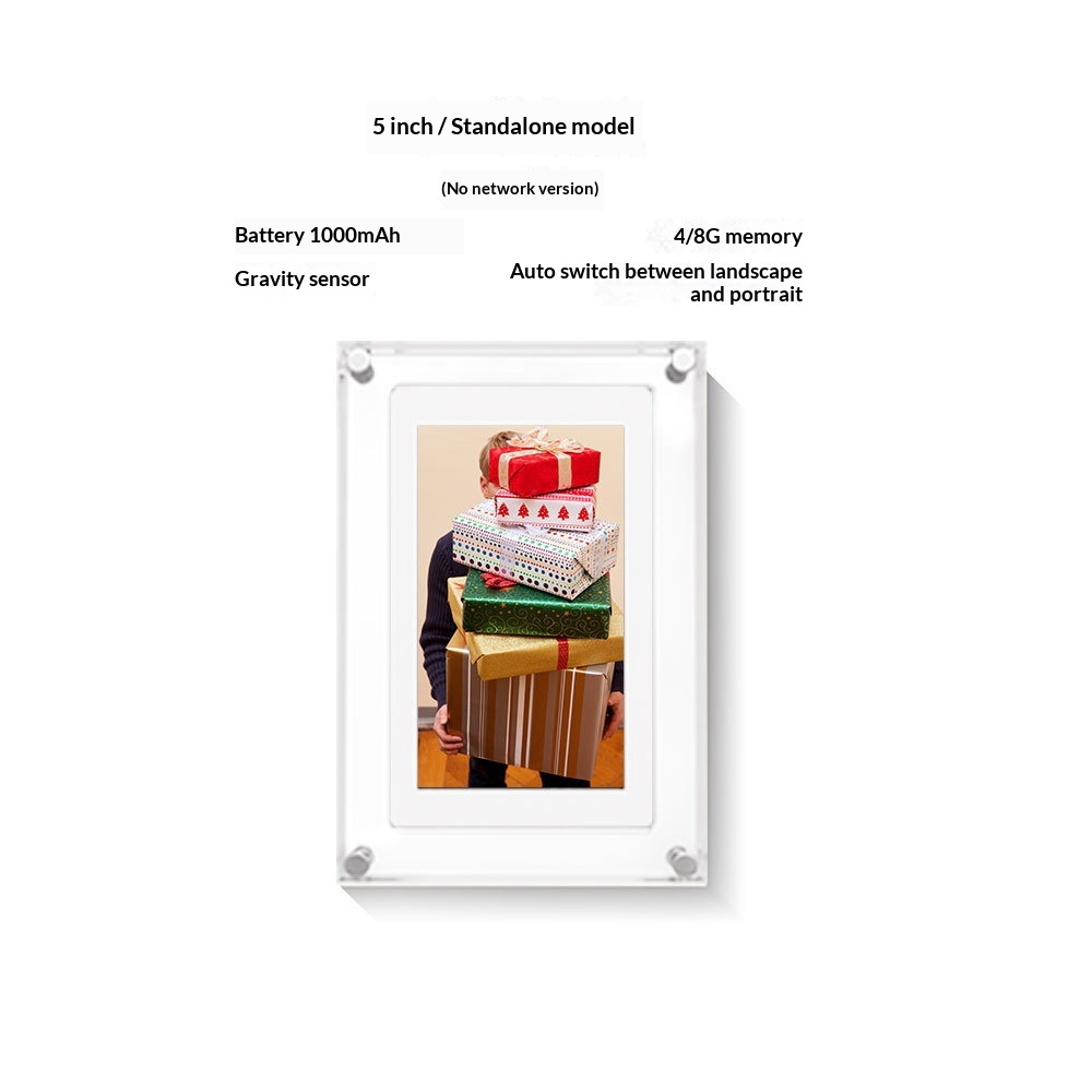 Acrylic Digital Photo Frame Electronic 5