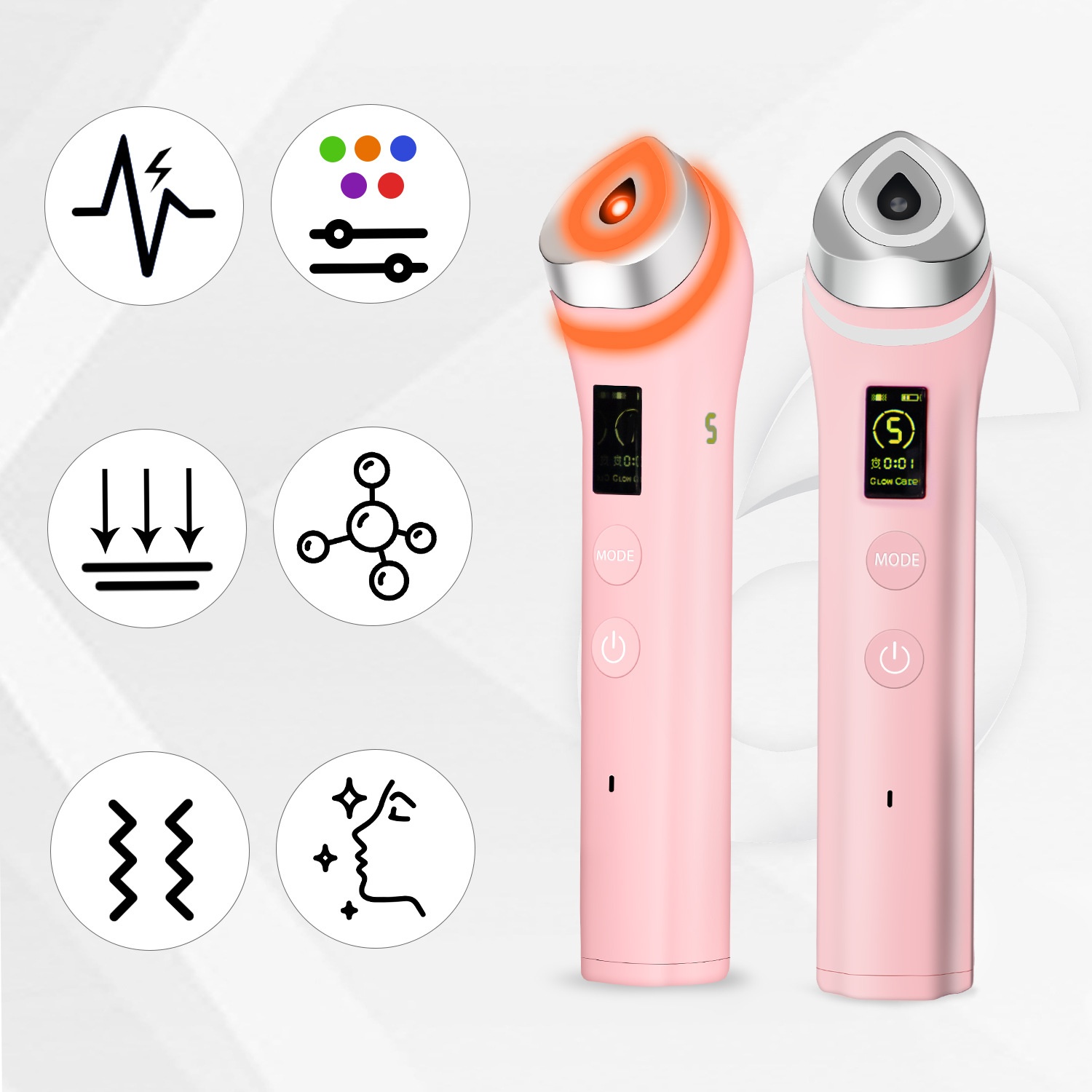 Eyecare Massage Device For Home UseMultifunctional With 5color Light Therapy