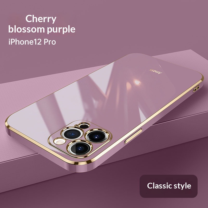Electroplated Silicone Full-body Drop-proof Phone Case 7