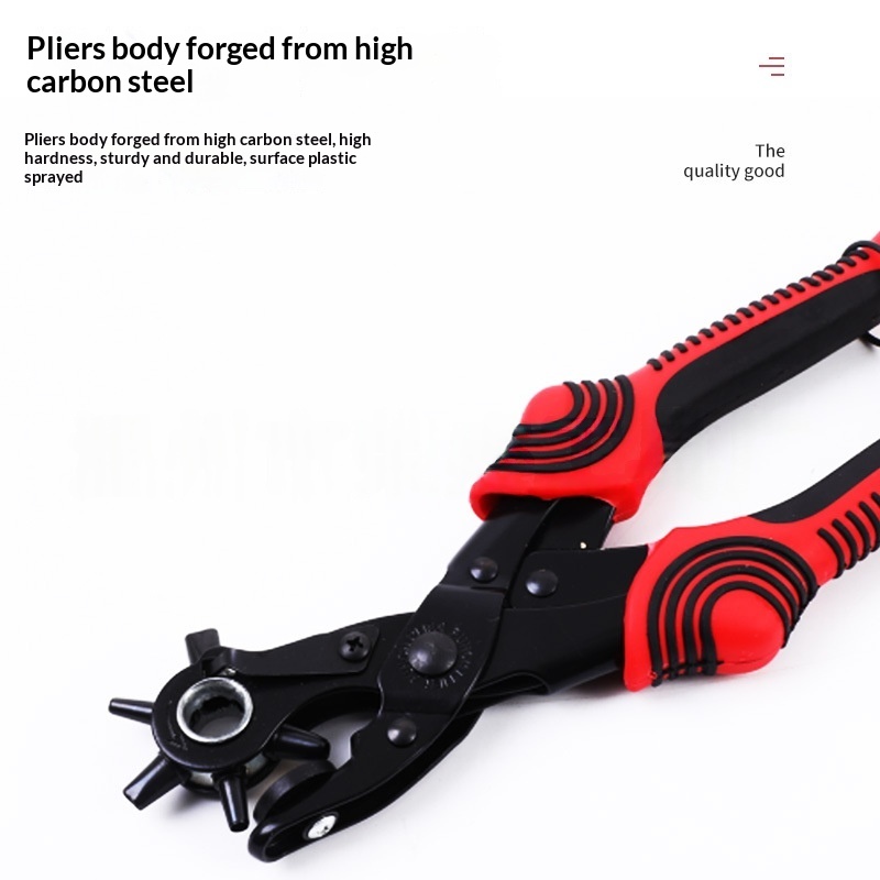 Belt Punch Multifunctional Hole-punch Pliers 5