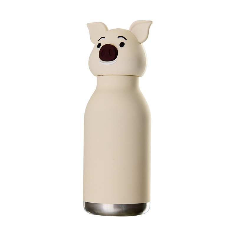 Stylish Little Pig Childrens Cartoon Cute 304 Stainless Steel Insulated Cup — foto 4