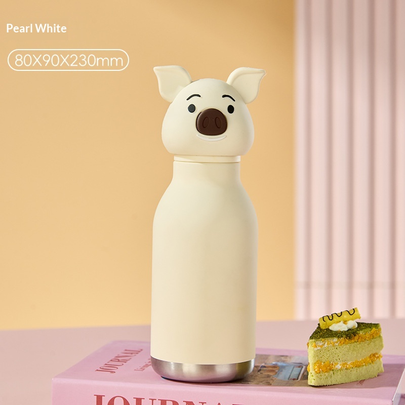 Stylish Little Pig Childrens Cartoon Cute 304 Stainless Steel Insulated Cup — foto 9