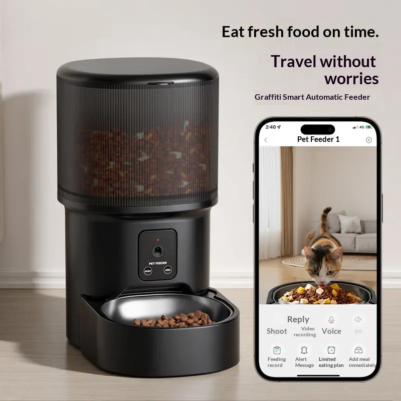 Smart Pet Feeder With Timed Feeding