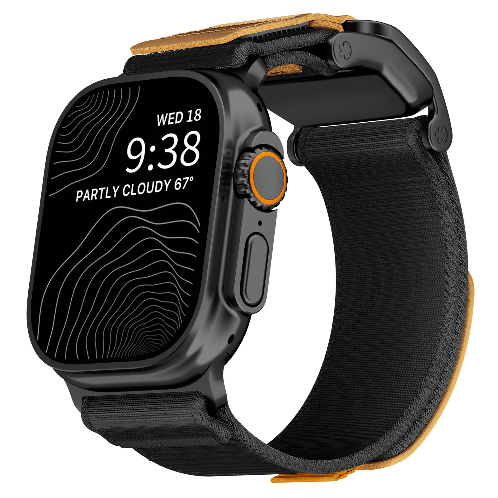 Nylon Strap Paired With A Leather Ultra Watch Band