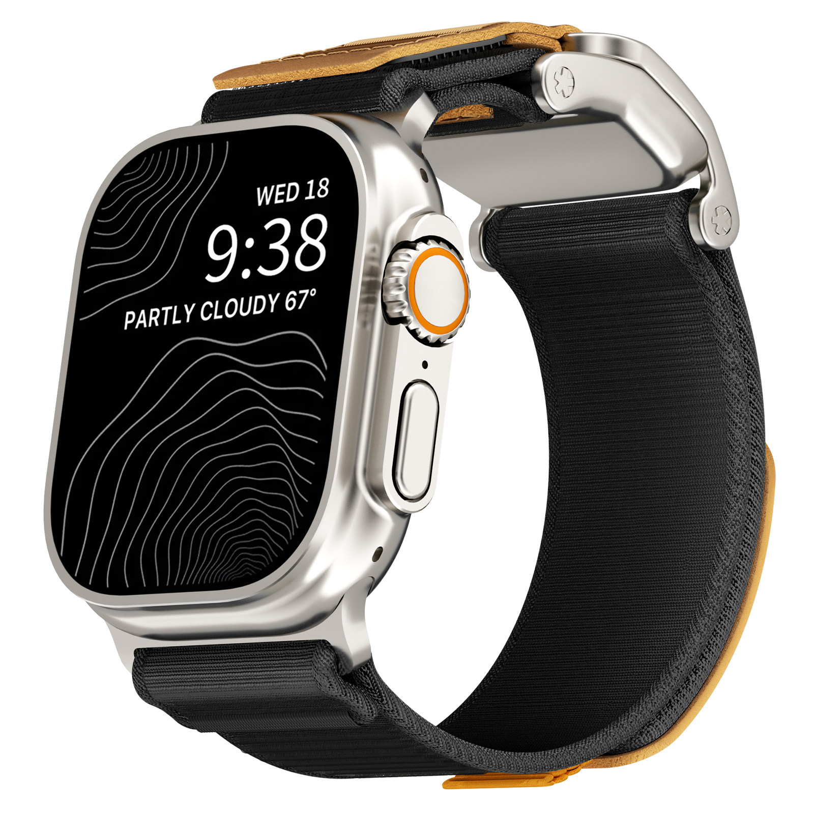 Nylon Strap Paired With A Leather Ultra Watch Band