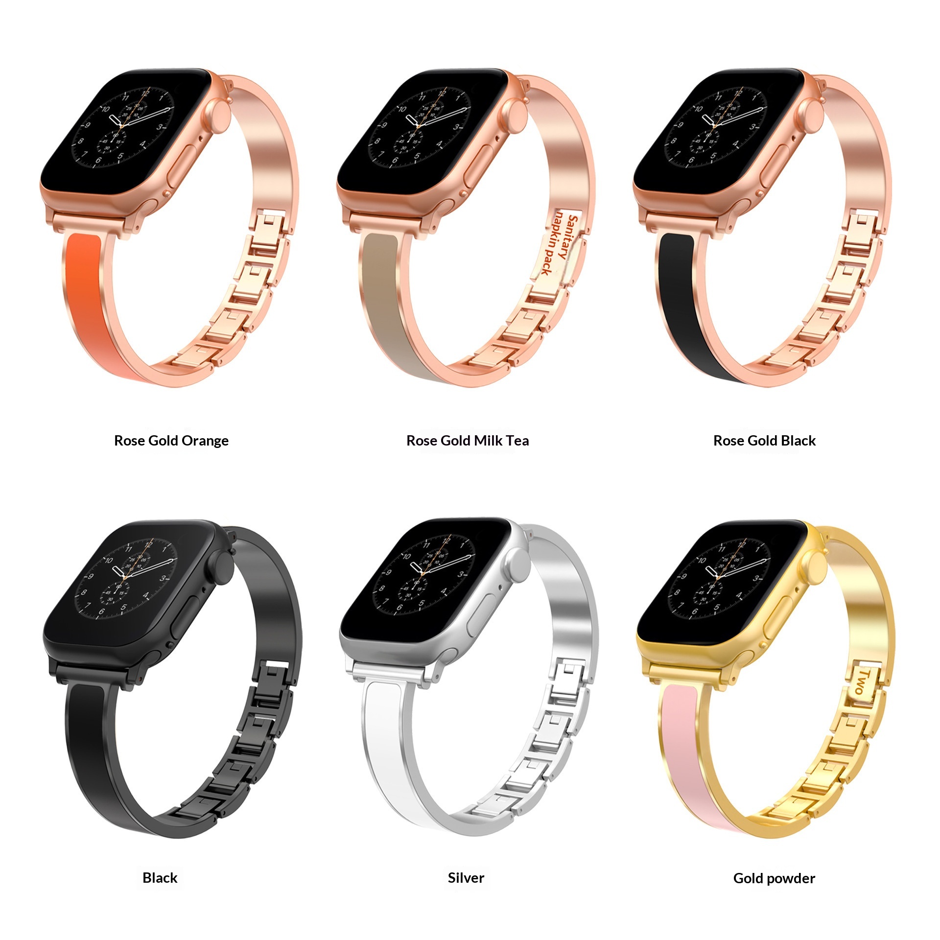 Chanel-style Bracelet-style Metal-link Watch Strap 9