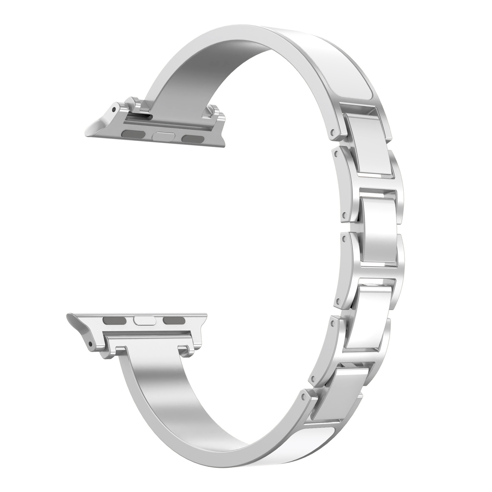 Chanel-style Bracelet-style Metal-link Watch Strap 10