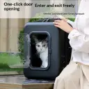 Cat And Dog Outdoor Space Capsule Pet Backpack view 1