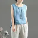 Seamless Slimming Sleeveless Round-neck Versatile Vest view 8