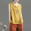 Seamless Slimming Sleeveless Round-neck Versatile Vest view 6