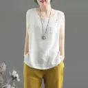 Seamless Slimming Sleeveless Round-neck Versatile Vest view 2