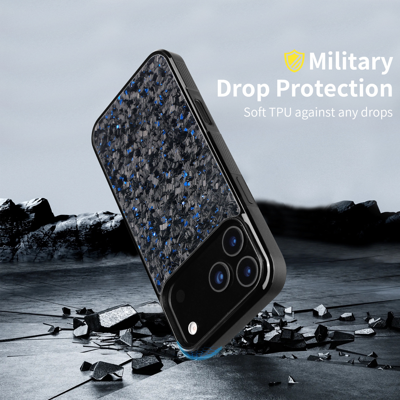 Compatible With Forged Carbon Fiber Phone Case