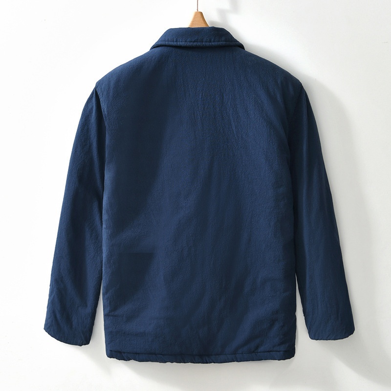 Mens Winter Chinese-style Retro Cotton-padded Jacket