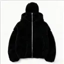 Double-hooded Cardigan Fleece Thermal Sweatshirt view 3