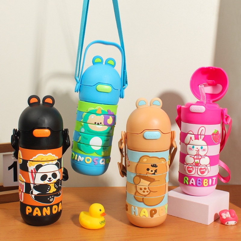 Large-Capacity Cartoon Stainless Steel Insulated Cup