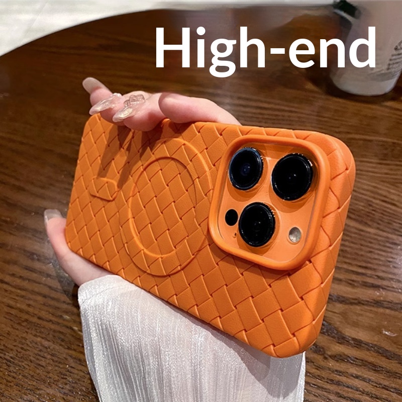 Knitted-pattern Heat-dissipating Magnetic Phone Case Protector 9