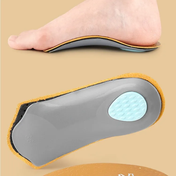 Arch Supporting Shoe Insoles Flat-foot Invisible Non-slip