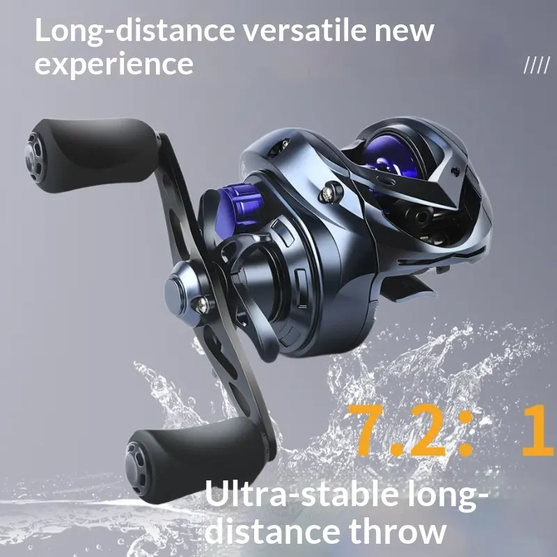 Ultra-light Long-cast Black Lure Fishing Reel Versatile