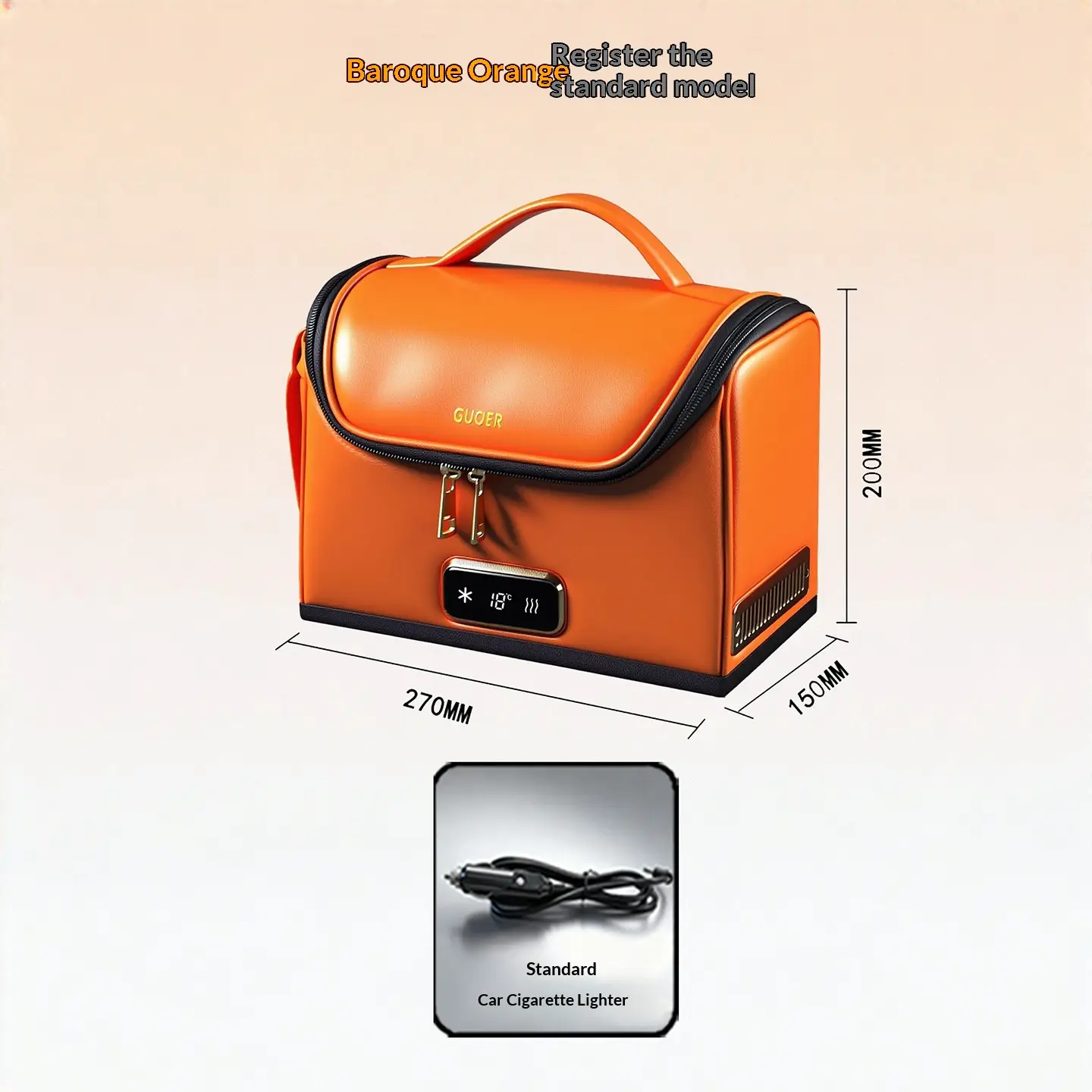 Car-mounted Convenient Soft-pack Refrigerator Dual-use For Car And Home Exquisite Portable Thermal Box