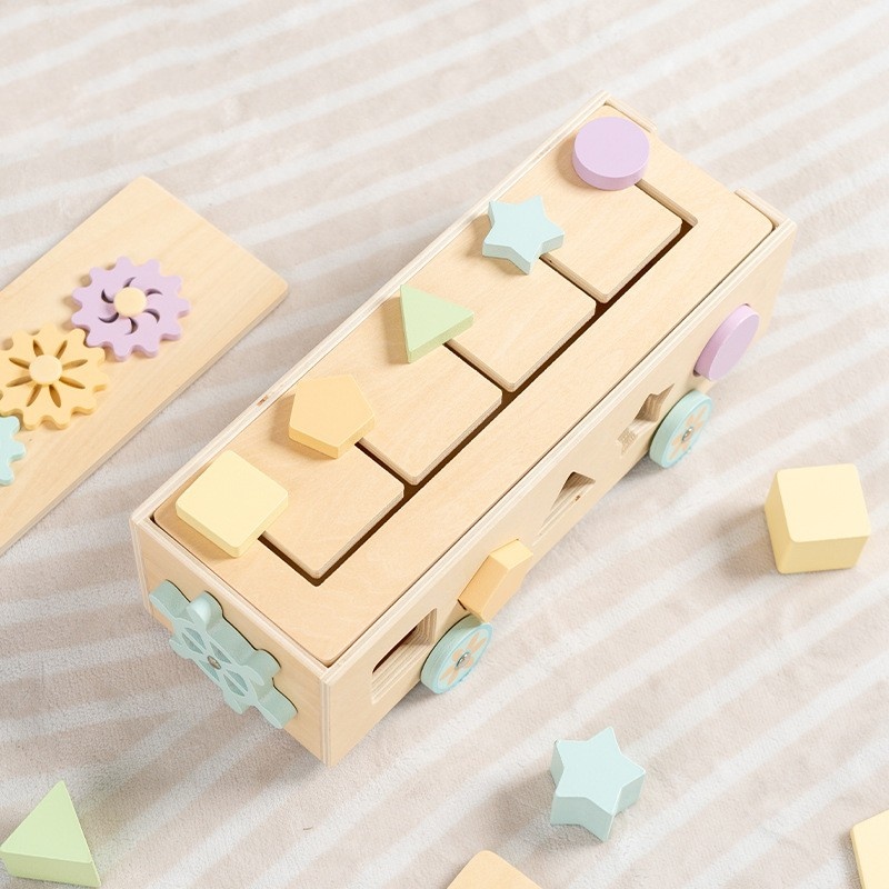 Porous Cognition Trailer Intelligence Box Early Education Toy