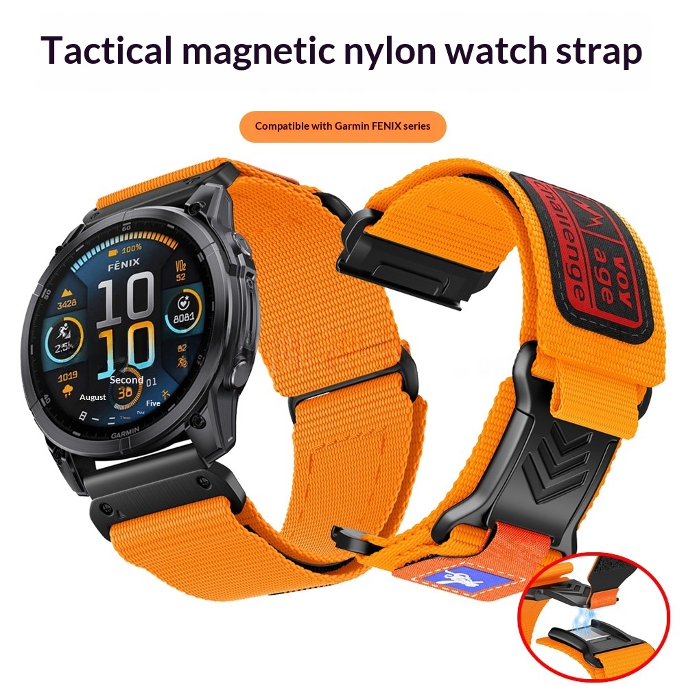 Woven Nylon Velcro Straps Are Compatible With Garmin Watch Bands 4