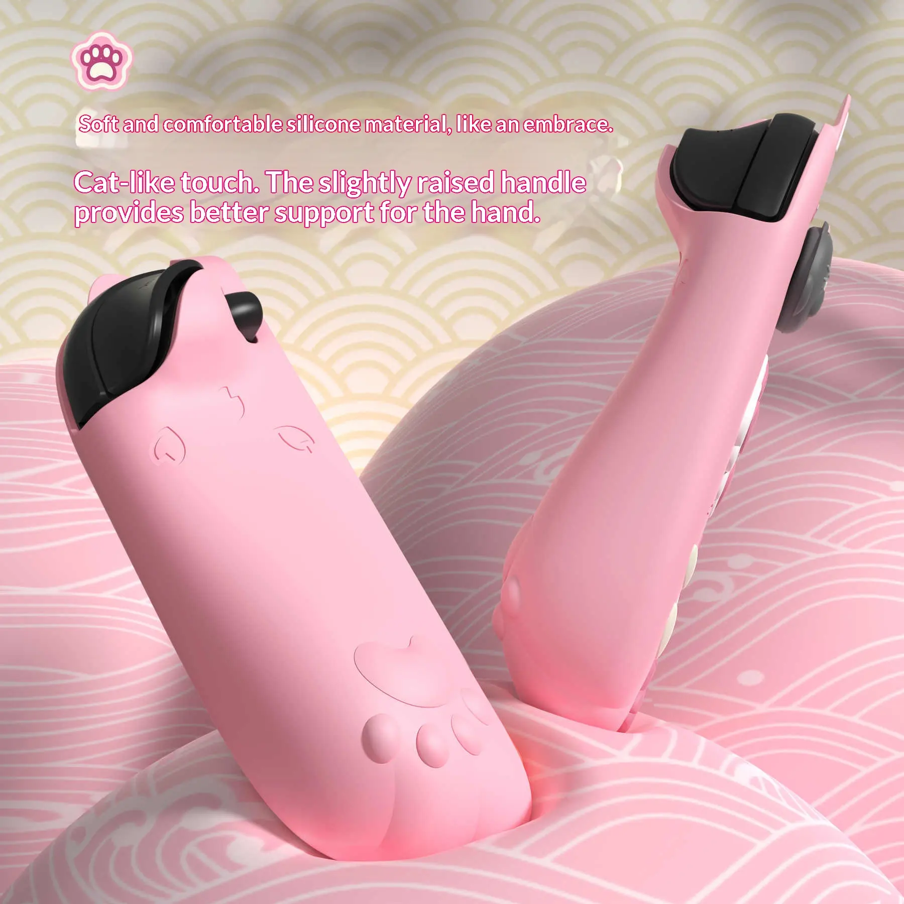 Cartoon Cat Handle Grip Silicone Protective Cover