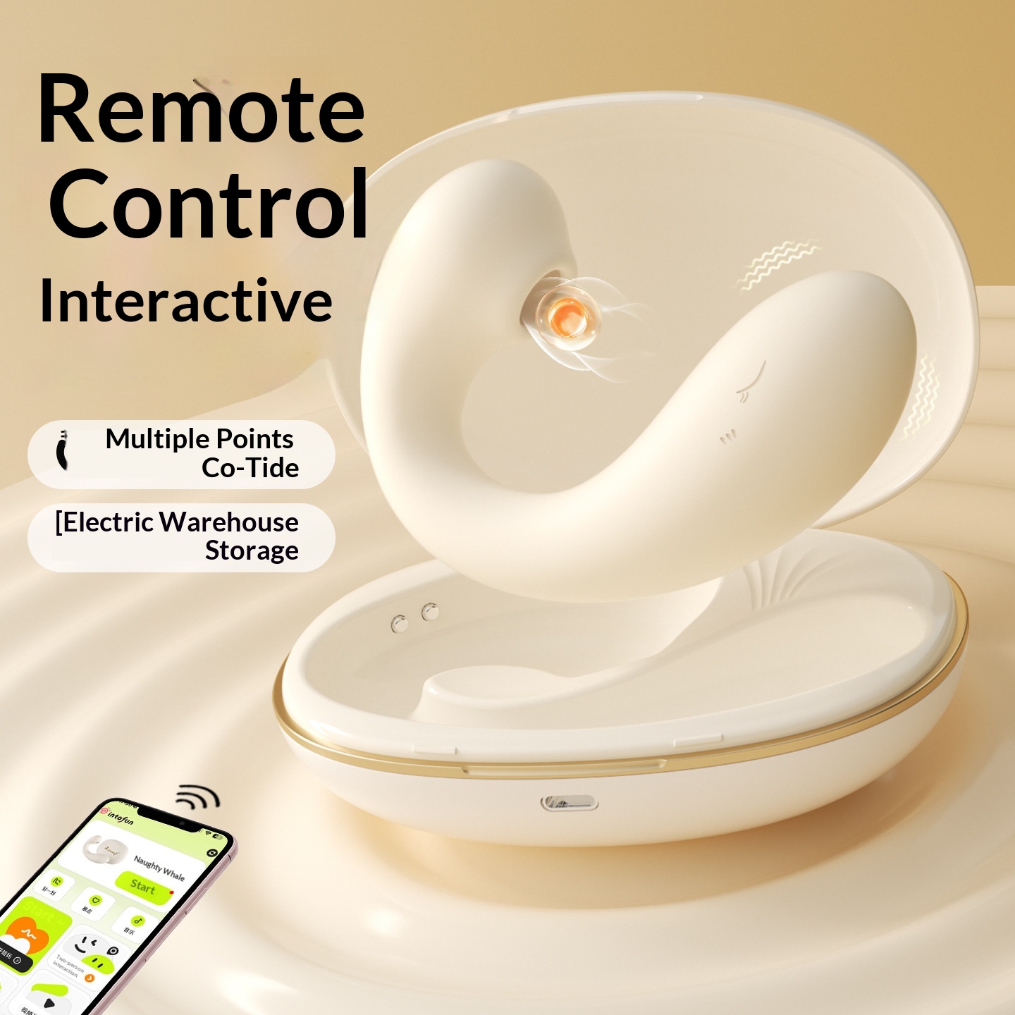 Wearable Vibrating Egg Equipped With Powerful Suction And Intense Vibrations