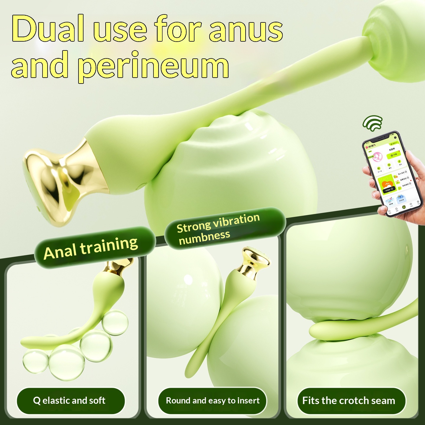 Dual-use Anal And Vaginal Vibrator With Powerful Vibrations For Self-pleasure 4