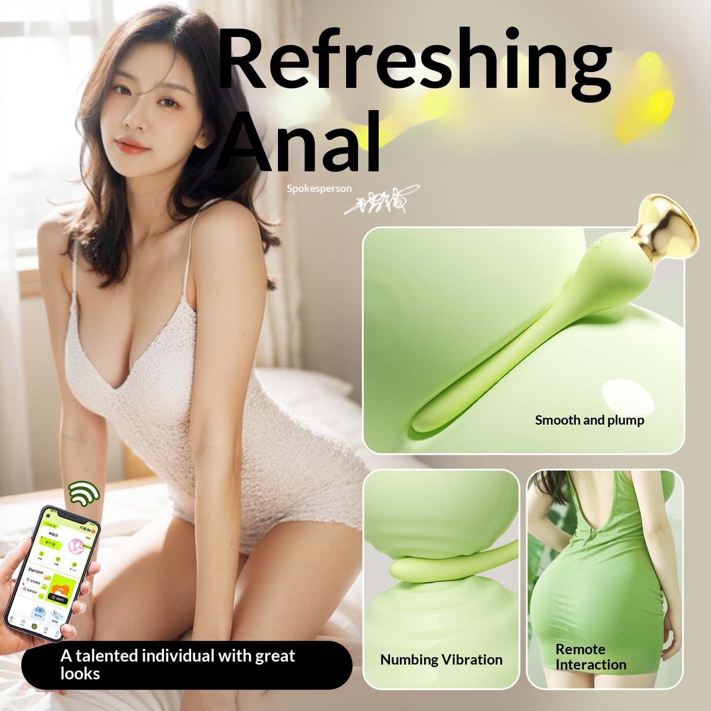 Dual-use Anal And Vaginal Vibrator With Powerful Vibrations For Self-pleasure 6