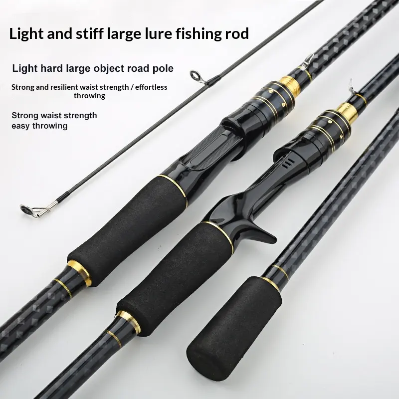 Carbon Fiber Straight-handle Gun-handle Fishing Rod