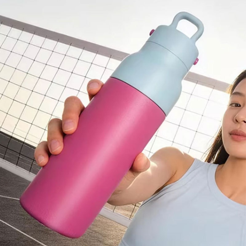 Stainless Steel Insulated Portable Sports Bottle Threadless
